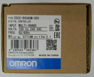 新品 OMRON オムロン 温度調節器 温調器 E5CC-RX0ASM-000 リレー出力