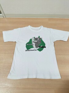 コアラ　Tシャツ　オーストラリア　BrookeBondTea　綿100％　日本製　KOALA　Australia　シミあり