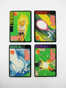 即決 ドラゴンボール Z マイナー カード 4枚 1991年製 / 本弾 スーパーバトル ビジュアルアドベンチャー ウエハース