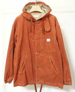 Engineered Garments エンジニアードガーメンツ Charcoal 別注 EG BENCH JACKET CORDUROY フーデッド ベンチ ジャケット XS RUSSET