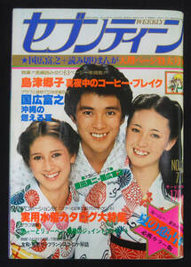 週刊セブンティーン 1978年7月18日号 西城秀樹/桜田淳子/榊原郁恵/高田みづえ(水着) 原田真二/国広富之/Char/太田裕子/大場久美子ほか