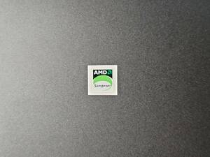 AMD Sempron エンブレムシール ② 16mm×19mm