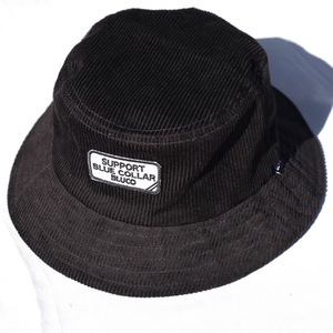 BLUCO コ－デュロイ バケットハット ブルコ 1416 CORDUROY HAT ブラック