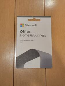 即決 送料込 Microsoft Office 2021 Home and Business 2台までのWindows/Mac用 POSAカード 複数枚有