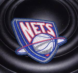 紺赤■新品　NBA1997-2012ロゴ　ブルックリン・ネッツ Brooklyn Nets刺繍ワッペン（パッチ）◆バスケットボール◎アメリカ　　スポーツ