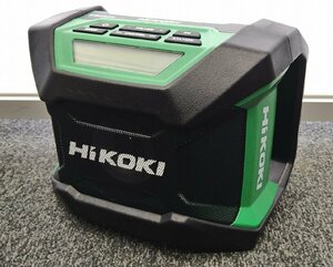 ＄綺麗【 1000円スタート HiKOKI ハイコーキ 18V コードレスラジオ UR18DA 本体 小形・軽量 現場ラジオ 電動工具 】KH11649