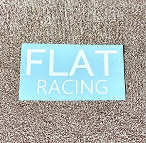 FLAT RACING カッティングステッカー 湾岸ミッドナイト