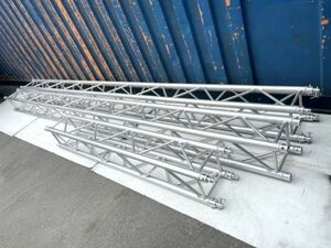 ★☆ステージ機材/イベント機材 Grobal Truss/グローバルトラス 300角 2m×1本/4.5m×2本　合計3本セット 連結金具付き☆★