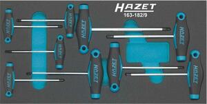 Hazet ハゼット 163-182/9 トルクスドライバー9本セット Tハンドル Safety-Insert-System