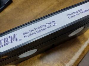 IBM ThinkPad 600 分解 組み立て VHSビデオ IBMサービスセンター編