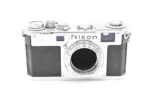 Nikon ニコン S2 シルバーボディ フィルムカメラ レンジファインダー (t4110)