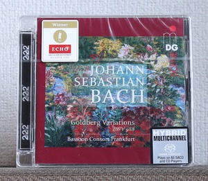 品薄/高音質CD/SACD/サラウンド/バッハ/ゴルトベルク変奏曲/J.S. Bach/Goldberg Variations/Bassoon/バスーン編曲版/ファゴット/MDG