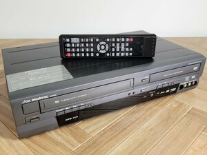 簡単ダビング★動作OK★DXアンテナ DXR160V　VHS一体型DVDレコーダー VHS⇔DVD リモコン付 ダビング ビデオデッキ 240530
