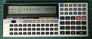 CASIO ポケットコンピュータ FX-860Pvc 本体/説明書 簡易動作確認済