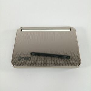 動作品 SHARP シャープ Brain ブレイン PW-A7300 ゴールド 電子辞書 7言語 タッチペン 中古 クリックポストOK