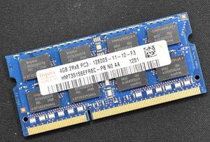 4GB PC3-12800S DDR3-1600 S.O.DIMM 204pin 2Rx8 [1.5V] [HYNIX 4G] Macbook Pro iMac (DDR3)対応 (管:SB0275