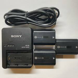 Sony ソニー α バッテリー NP-FZ100 + チャージャー BC-QZ1 中古 劣化あり