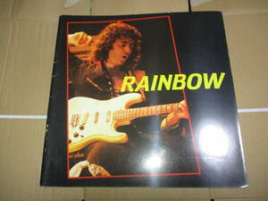 ツアー・パンフレット　レインボー　Rainbow　リッチー・ブラックモア Ritchie Blackmore　JAPAN TOUR 1984年　