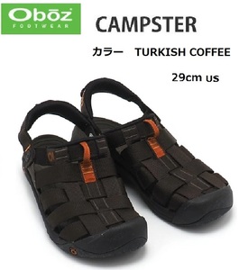 OBOZ オボズ CAMPSTER キャンプスター TURKISH COFFEE 29cm サンダル