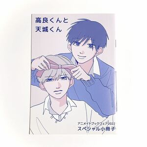 高良くんと天城くん アニメイトブックフェア2022 小冊子 はなげのまい BL