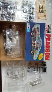 MPC 1/25 PEARSON NASCAR GTO ディビッド・ピアソン クリアー 透明 ビジブル ボディー 開封済 絶版 美品 ポンティアック V8 OHV エンジン 