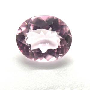 天然トパーズ ピンク ルース 5.409ct ソーティング付き 約10.0×12.0×6.1mm 裸石 外し石 大粒 宝石 ジュエリー jewelry pink topaz 