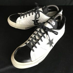 CONVERSE x STAR WARS★スターウォーズコラボ/ワンスター【8/26.5/白×黒/WHITE×BLACK】ONE STAR/leather/sneakers/Shoes/trainers◆pF-63