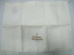 ※保存袋のみ Vivienne Westwood ヴィヴィアンウエストウッド 保存袋 巾着袋 バッグ用 白 ホワイト 43cm×59cm