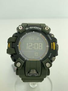 CASIO◆ソーラー腕時計_G-SHOCK/アナログ/ブラック/カーキ/GW-9500-3JF/カシオ