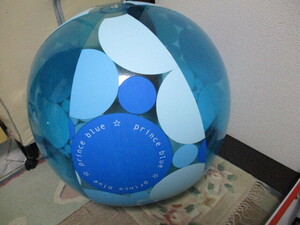 水玉ビーチボール　ブルー　１００Cm