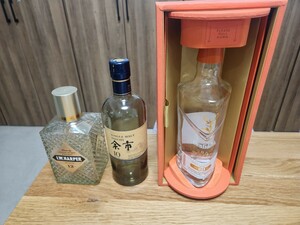 (空き瓶)(空瓶)ハーパー　I.W.HARPER 12年　余市10年　グレンフィディック　Glenfiddich 21年 3本セット　ウイスキー ウィスキー 