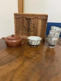 朱泥急須 煎茶道具 煎茶器 九谷燒