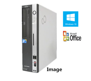 中古パソコン Windows 10 Pro 64Bit Microsoft Office Personal 2010付属 富士通 Dシリーズ Core i5/メモリ8G/新品SSD240GB/DVD-ROM