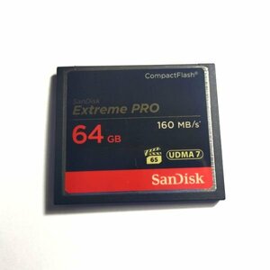 動作確認済 SanDisk CFカード 64GB ハイパフォーマンス仕様 160MB/s Extreme Pro