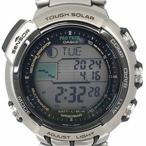 超美品 CASIO カシオ PROTREK プロトレック MANASLU マナスル 腕時計 PRX-2500T-7 電波ソーラー マルチバンド6 デジタル 動作確認済 箱付き