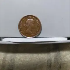 1959年カナダエリザベス二世１セント銅貨（希少）