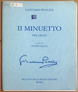 プッチーニ メヌエット 第2番 (2 ヴァイオリン,ヴィオラ,チェロ) 輸入楽譜 Puccini 2 Menuetto per archi 洋書