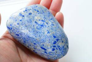 希少!昔の在庫なので上質品!藍色が綺麗な上質アフガニスタン産ラピスラズリ（ラピス）特大原石/1279ct