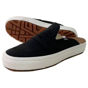 格安 VANS バンズ STYLE53 Mule DXスリッポン BLACKレザーローファー 23.0cm 新品未使用