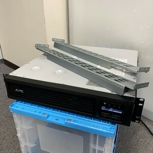 @S1477 現状品 保証無し 2U ラック型 高機能無停電電源装置 APC Smart-UPS1500(SMT1500RMJ2U) バッテリー交換期日Jun(6月)-2023 レール付属