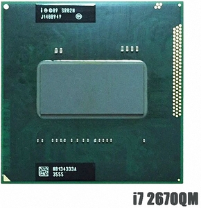 Intel Core i7-2670QM SR02N 4C 2.2GHz 6MB 45W Socket G2 FF8062701065500