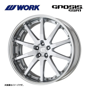 送料無料 ワーク GNOSIS GSR1 STANDARD Adisk 9.5J-22 +3～－14 5H-112 【2本セット 新品】