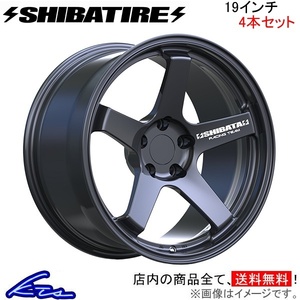 シバタイヤ F23 4本セット ホイール F19-01MG SHIBATIRE シバホイール アルミホイール 4枚 1台分