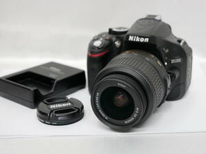 #7313 NIKON D5200 18-55mm F3.5-5.6G VR ニコン デジタル一眼レフカメラ 