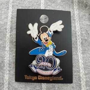 TOKYO Disneyland 20YEARS KINGDOM OF DREAMS ミッキーマウス ピンバッジ ／ ディズニー 20th Anniversary ピンバッチ ピンズ