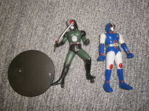 超合金　とバンプレスト仮面ライダーBLACK RX 　バイオライダー