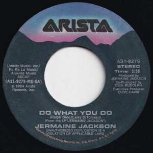 Jermaine Jackson, Michael Jackson Do What You Do Arista US AS1-9279 203677 SOUL ソウル レコード 7インチ 45
