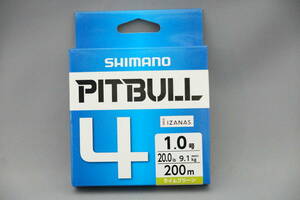 即決!!シマノ★ピットブル4 1.0号 200ｍ★新品 SHIMANO PITBULL