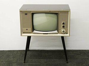 ○当時物!! HITACHI STX-900 日立 真空管テレビ ブラウン管 昭和レトロ 電化製品 脚付きテレビ