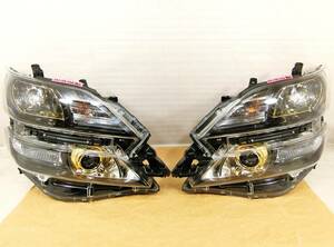 BI★20 ヴェルファイア ゴールデンアイズⅡ 24Z 後期 純正 HID ライト 左右 ASSY 点灯OK AFS無 イチコー 58-23 新品 美品